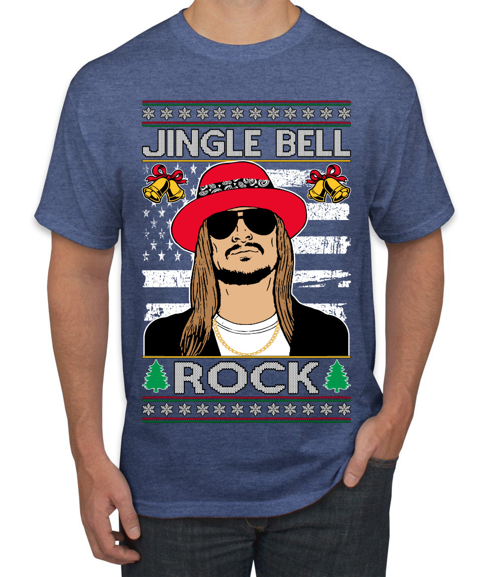Kid RapperJingle Bell Rock  Country Music, Christmas Gifts, Funny Xmas Gift Idea Ugly Christmas Sweater Men's T-Shirt