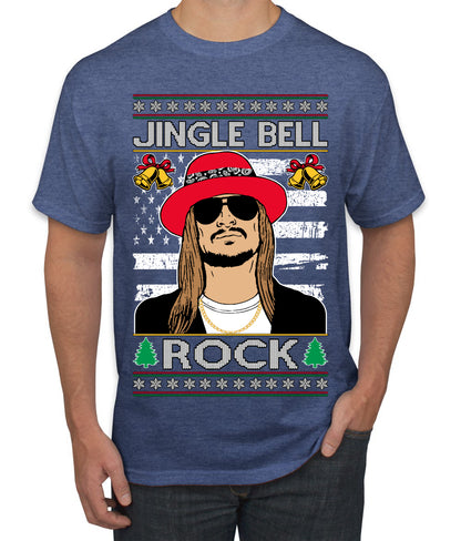 Kid RapperJingle Bell Rock  Country Music, Christmas Gifts, Funny Xmas Gift Idea Ugly Christmas Sweater Men's T-Shirt
