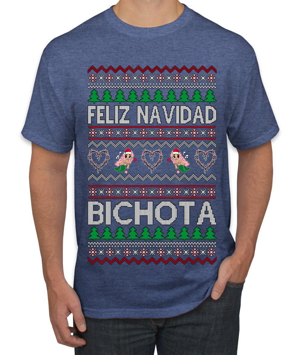 Feliz Navidad Bichota, Christmas Gifts, Funny Xmas Gift Idea, Ugly Christmas Sweater Men's T-Shirt