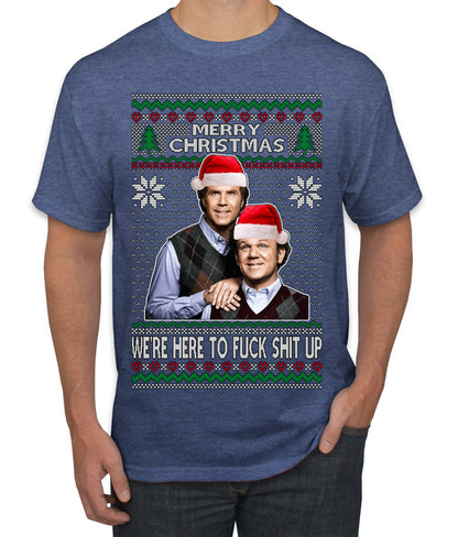New Step Brothers Funny Movie Funny Movie, Christmas Gifts, Funny Xmas Gift Idea, Ugly Christmas Sweater Men's T-Shirt