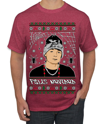 Peso Feliz Navidad Pluma, Feliz Navidad,  Christmas Gifts, Funny Xmas Gift Idea, Ugly Christmas Sweater Men's T-Shirt
