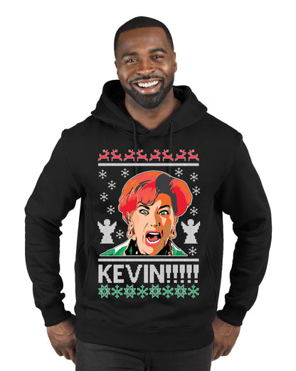 Kevin!!! Xmas Movie Classic, Christmas Gifts, Funny Xmas Gift Idea, Ugly Christmas Sweater Premium Graphic Hoodie Sweatshirt
