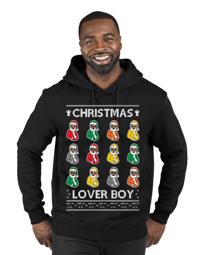 Christmas Lover Boy Album Cover, Christmas Gifts, Funny Xmas Gift Idea, Ugly Christmas Sweater Premium Graphic Hoodie Sweatshirt
