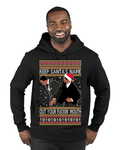 Will Smith Chris Rock Slap Christmas Sweater Explicit, Christmas Gifts, Funny Xmas Gift Idea,  Ugly Christmas Sweater Premium Graphic Hoodie Sweatshirt