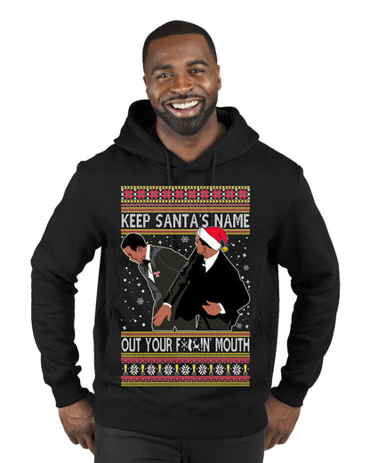 Will Smith Chris Rock Slap Christmas Sweater Clean, Christmas Gifts, Funny Xmas Gift Idea,  Ugly Christmas Sweater Premium Graphic Hoodie Sweatshirt