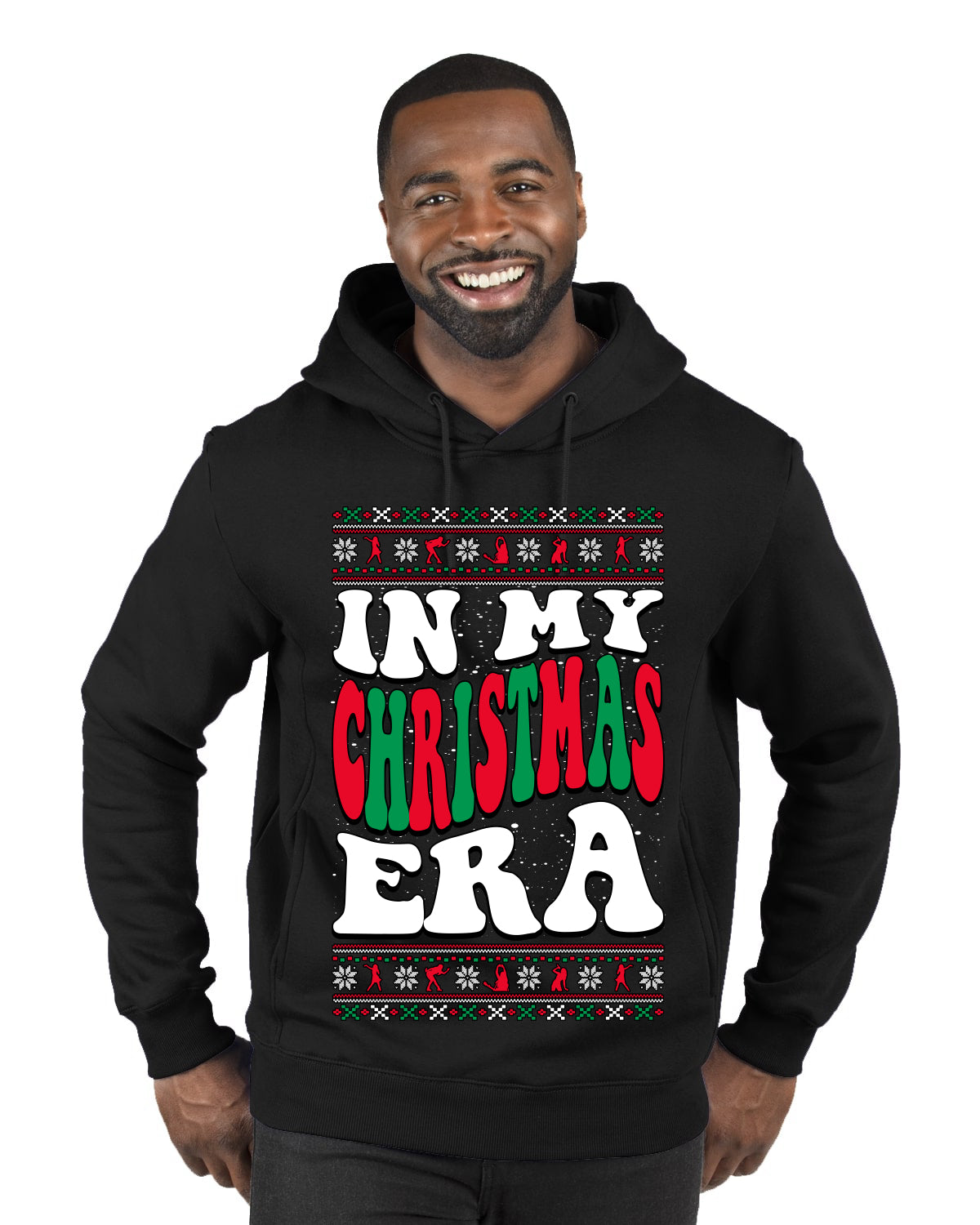 IN MY CHRISTMAS ERA , Merry Christmas Tee, Ugly Christmas,  Sweater Premium Graphic Hoodie Sweatshirt