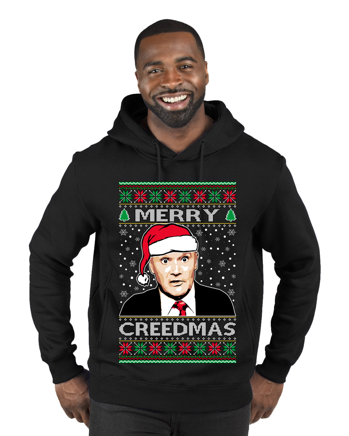 Merry Creedmas , Merry Christmas Tee, Ugly Christmas,  Sweater Premium Graphic Hoodie Sweatshirt