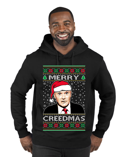 Merry Creedmas , Merry Christmas Tee, Ugly Christmas,  Sweater Premium Graphic Hoodie Sweatshirt