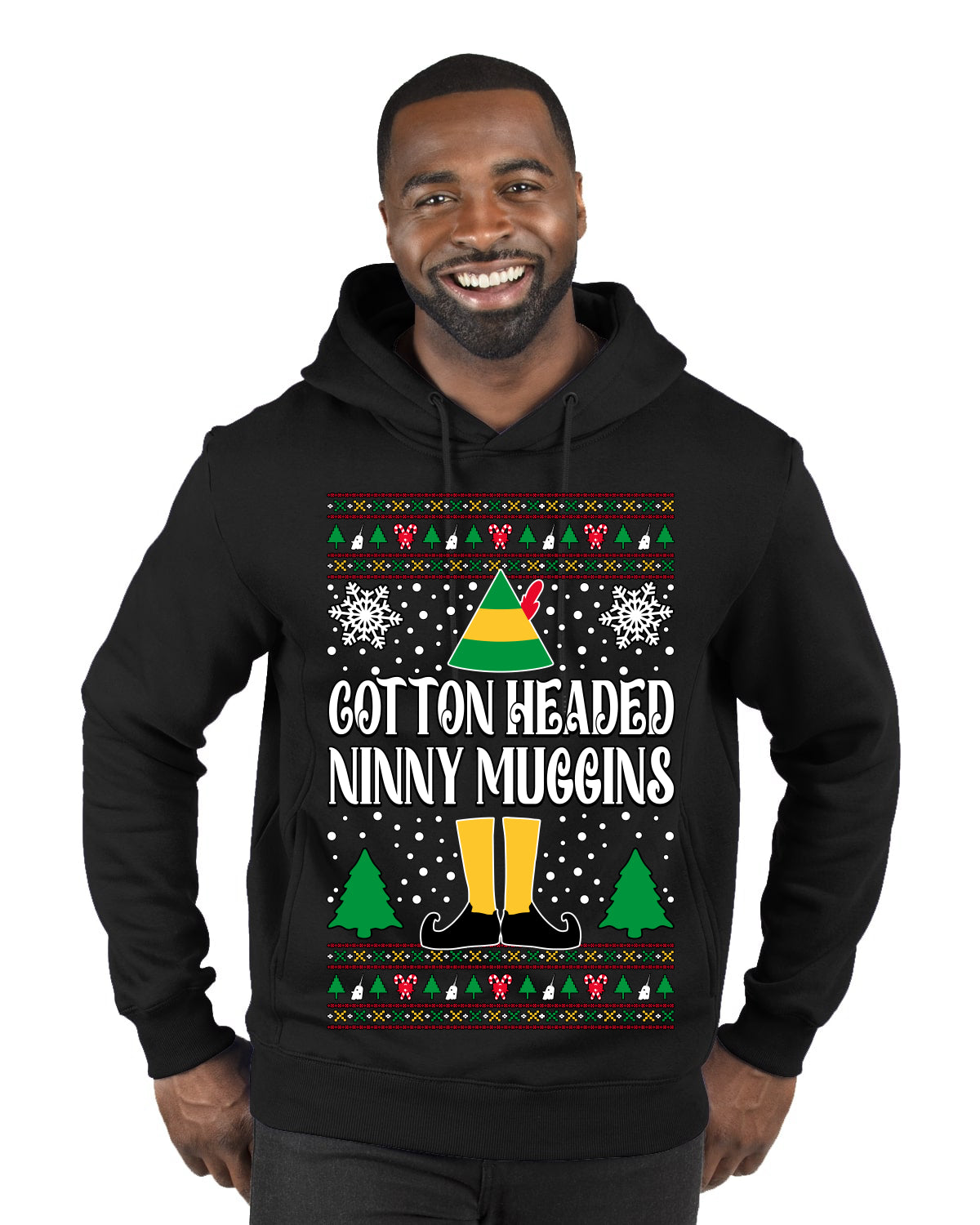 Cotton Headed Muggins Christmas Movie Quote, Christmas Gifts, Funny Xmas Gift Idea, Ugly Christmas Sweater Premium Graphic Hoodie Sweatshirt