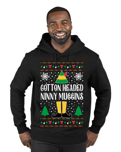Cotton Headed Muggins Christmas Movie Quote, Christmas Gifts, Funny Xmas Gift Idea, Ugly Christmas Sweater Premium Graphic Hoodie Sweatshirt