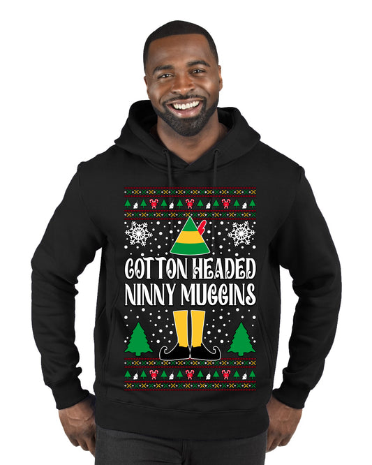 Cotton Headed Muggins Christmas Movie Quote, Christmas Gifts, Funny Xmas Gift Idea, Ugly Christmas Sweater Premium Graphic Hoodie Sweatshirt