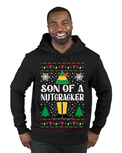 Son Of A Nutcracker Christmas Movie Quote, Christmas Gifts, Funny Xmas Gift Idea, Ugly Christmas Sweater Premium Graphic Hoodie Sweatshirt