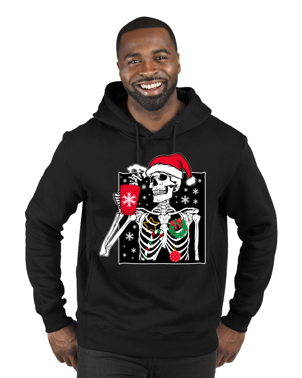 When You're Dead Inside But It's Christmas Ugly Christmas Sweater, Christmas Gifts, Funny Xmas Gift Idea, Premium Graphic Hoodie Sweatshirt