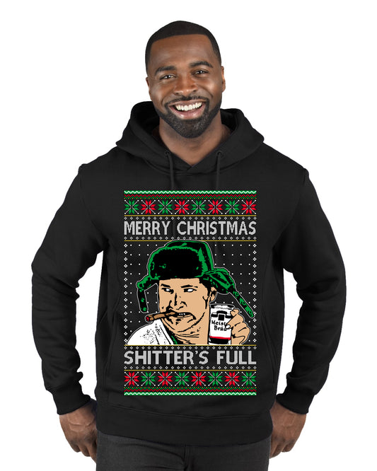 Shitter's Full Cousin Eddie Christmas Family Vacation Ugly Christmas Sweater, Christmas Gifts, Funny Xmas Gift Idea, Premium Graphic Hoodie Sweatshirt
