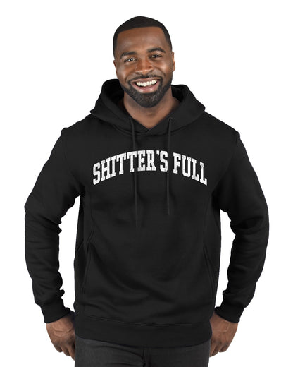 Vintage Movie Quote Shitter's Full, Christmas Gifts, Funny Xmas Gift Idea, Ugly Christmas Sweater Premium Graphic Hoodie Sweatshirt