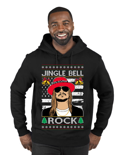 Kid RapperJingle Bell Rock  Country Music, Christmas Gifts, Funny Xmas Gift Idea Ugly Christmas Sweater Premium Graphic Hoodie Sweatshirt