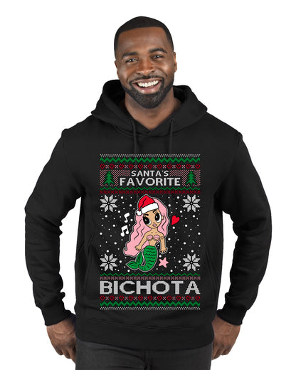 Christmas Karol Santa's Favorite Bichota, Christmas Gifts, Funny Xmas Gift Idea, Ugly Christmas Sweater Premium Graphic Hoodie Sweatshirt
