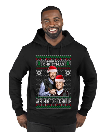 New Step Brothers Funny Movie Funny Movie, Christmas Gifts, Funny Xmas Gift Idea, Ugly Christmas Sweater Premium Graphic Hoodie Sweatshirt