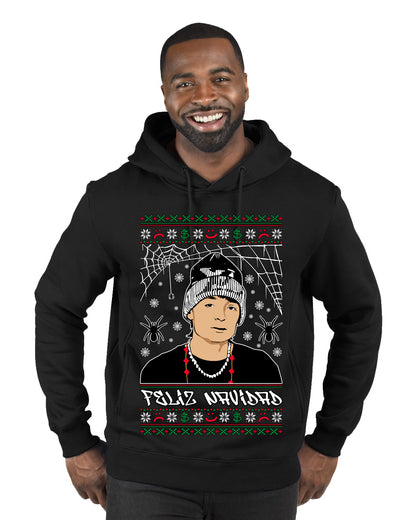 Peso Feliz Navidad Pluma, Feliz Navidad,  Christmas Gifts, Funny Xmas Gift Idea, Ugly Christmas Sweater Premium Graphic Hoodie Sweatshirt