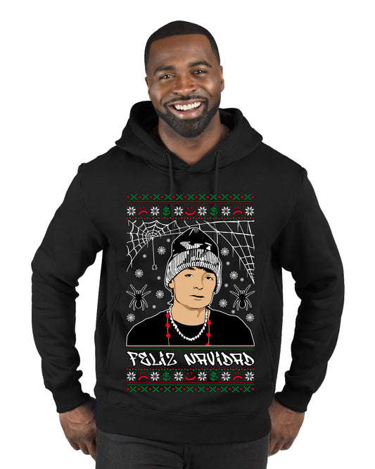 Peso Feliz Navidad Pluma, Feliz Navidad,  Christmas Gifts, Funny Xmas Gift Idea, Ugly Christmas Sweater Premium Graphic Hoodie Sweatshirt