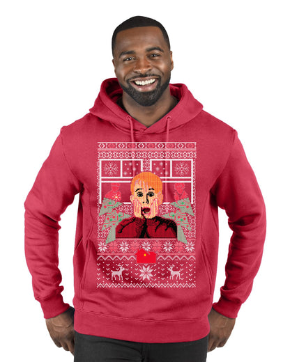 Kevin Merry Xmas Movie Fan, Christmas Gifts, Funny Xmas Gift Idea, Ugly Christmas Sweater Premium Graphic Hoodie Sweatshirt