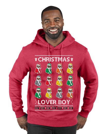 Christmas Lover Boy Album Cover, Christmas Gifts, Funny Xmas Gift Idea, Ugly Christmas Sweater Premium Graphic Hoodie Sweatshirt