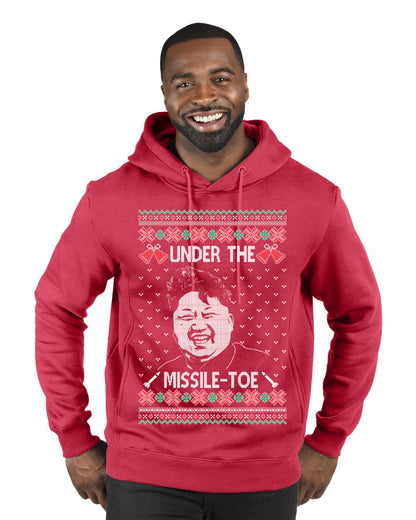 Under The Missle Toe ,Christmas Gifts, Funny Xmas Gift Idea, Ugly Christmas Sweater Premium Graphic Hoodie Sweatshirt