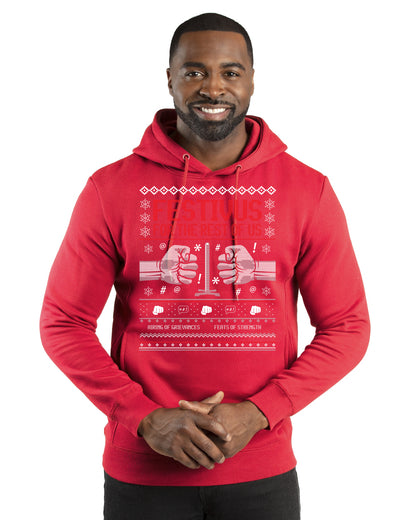 Festivus for the Rest of Us, Christmas Gifts, Funny Xmas Gift Idea, Ugly Christmas Sweater Premium Graphic Hoodie Sweatshirt
