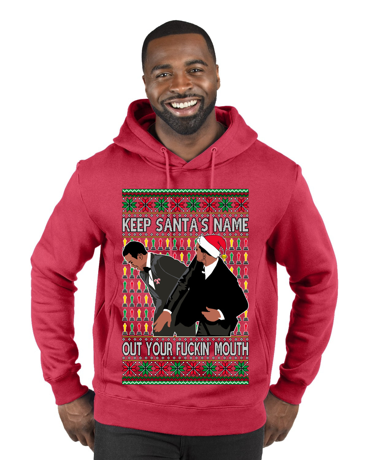 Slap Christmas Sweater Will Smith Chris Rock Explicit, Christmas Gifts, Funny Xmas Gift Idea,  Ugly Christmas Sweater Premium Graphic Hoodie Sweatshirt