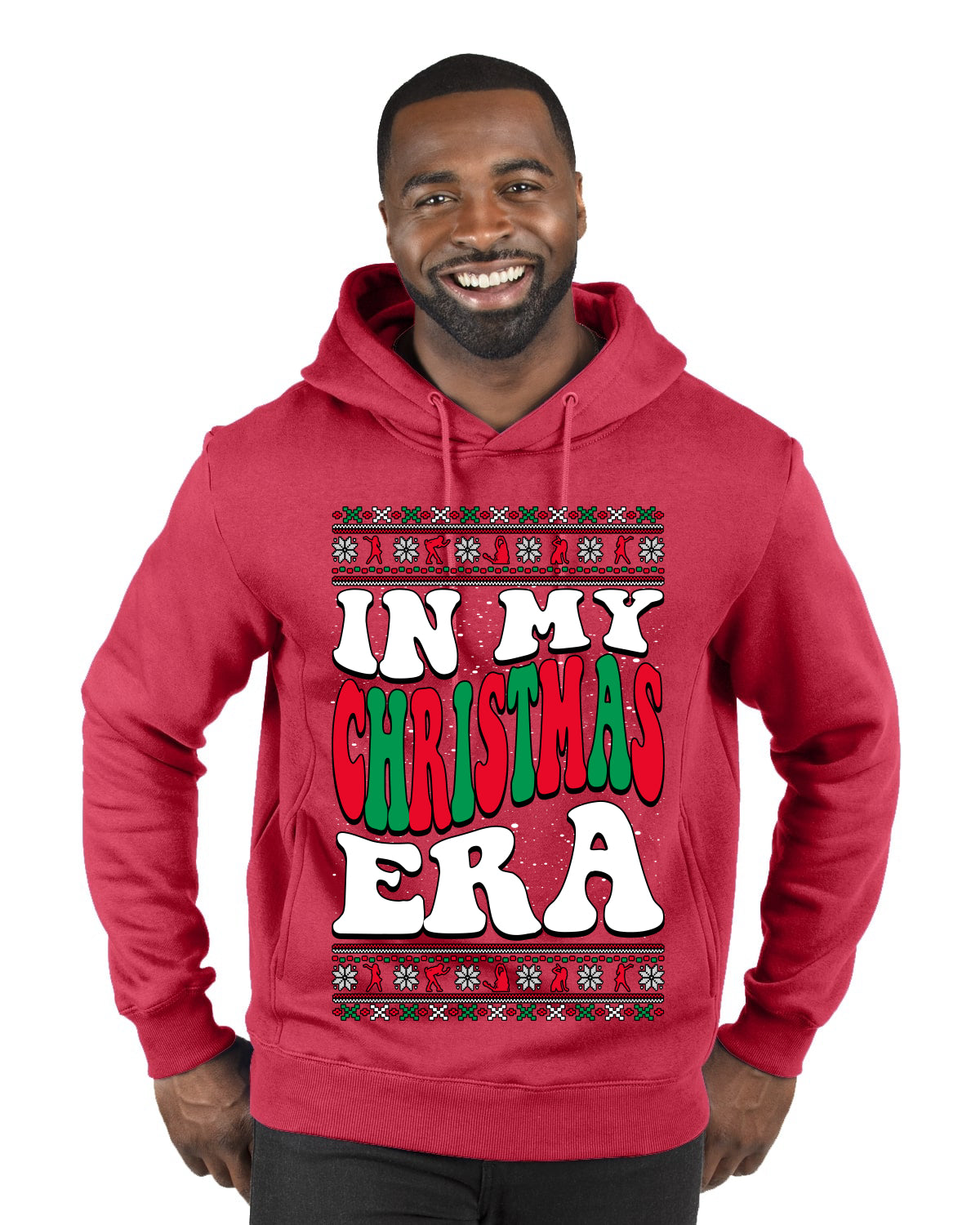 IN MY CHRISTMAS ERA , Merry Christmas Tee, Ugly Christmas,  Sweater Premium Graphic Hoodie Sweatshirt