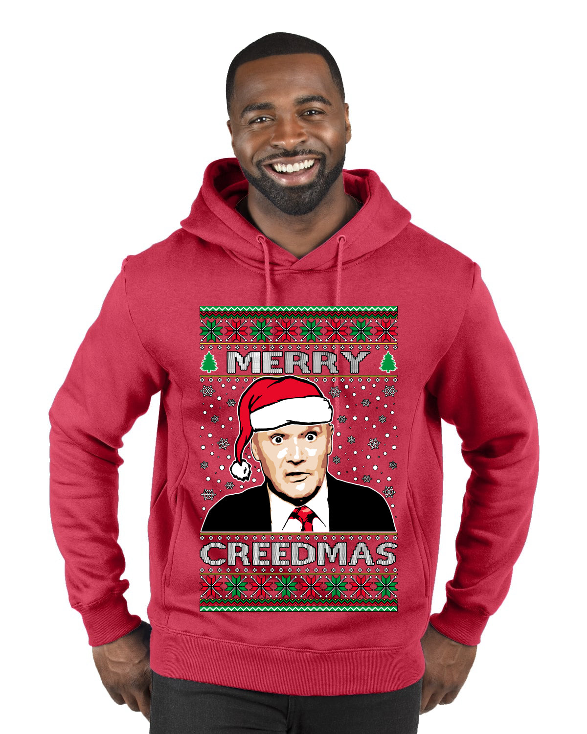 Merry Creedmas , Merry Christmas Tee, Ugly Christmas,  Sweater Premium Graphic Hoodie Sweatshirt