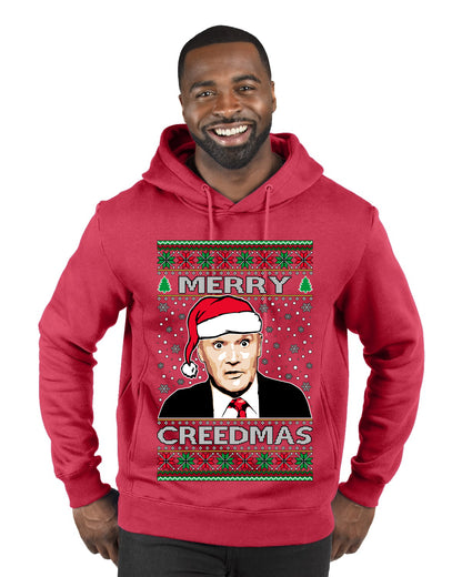 Merry Creedmas , Merry Christmas Tee, Ugly Christmas,  Sweater Premium Graphic Hoodie Sweatshirt