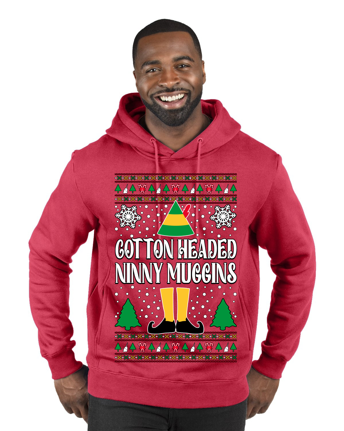 Cotton Headed Muggins Christmas Movie Quote, Christmas Gifts, Funny Xmas Gift Idea, Ugly Christmas Sweater Premium Graphic Hoodie Sweatshirt