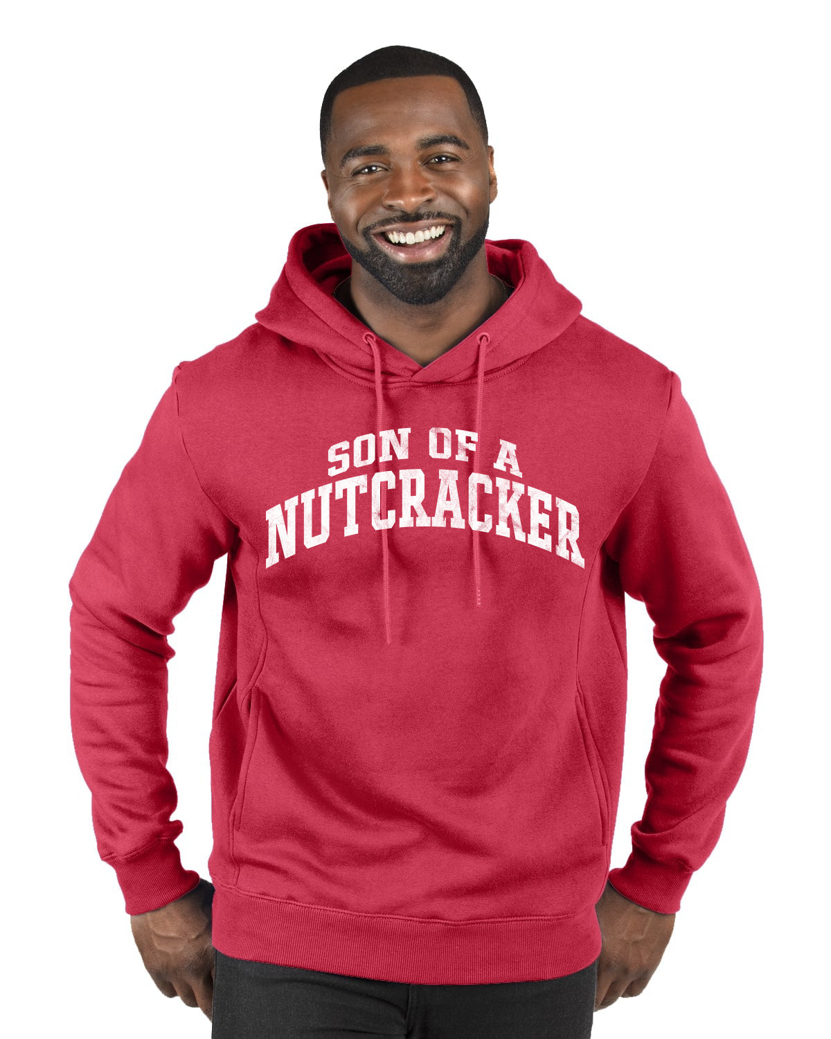 Vintage Movie Quote Son Of A Nutcracker, Christmas Gifts, Funny Xmas Gift Idea, Ugly Christmas Sweater Premium Graphic Hoodie Sweatshirt