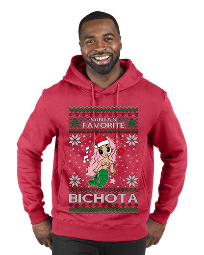Christmas Karol Santa's Favorite Bichota, Christmas Gifts, Funny Xmas Gift Idea, Ugly Christmas Sweater Premium Graphic Hoodie Sweatshirt
