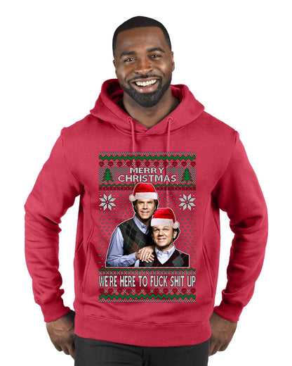 New Step Brothers Funny Movie Funny Movie, Christmas Gifts, Funny Xmas Gift Idea, Ugly Christmas Sweater Premium Graphic Hoodie Sweatshirt