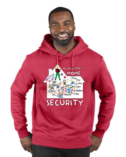 Battle Plans Alone McCallister's Home Security , Christmas Gifts, Funny Xmas Gift Idea, Ugly Christmas Sweater Premium Graphic Hoodie Sweatshirt