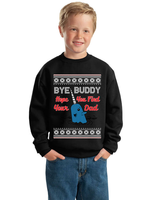 Narwhal Hope You Find Your Dad Quote, Christmas Gifts, Funny Xmas Gift Idea, Ugly Christmas Sweater Unisex Boys Girls Crewneck Graphic Sweatshirt