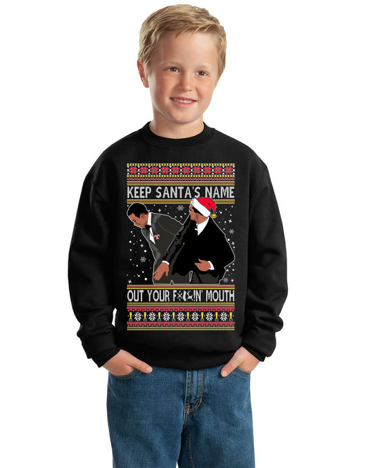 Will Slaps Chris Award Show Wife Joke Meme Clean Parody, Christmas Gifts, Funny Xmas Gift Idea Ugly Christmas Sweater Unisex Boys Girls Crewneck Graphic Sweatshirt