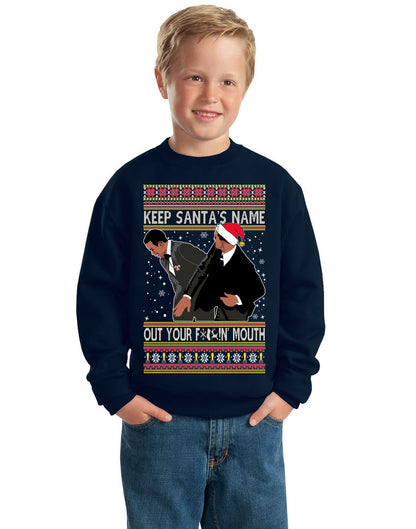 Will Slaps Chris Award Show Wife Joke Meme Clean Parody, Christmas Gifts, Funny Xmas Gift Idea Ugly Christmas Sweater Unisex Boys Girls Crewneck Graphic Sweatshirt