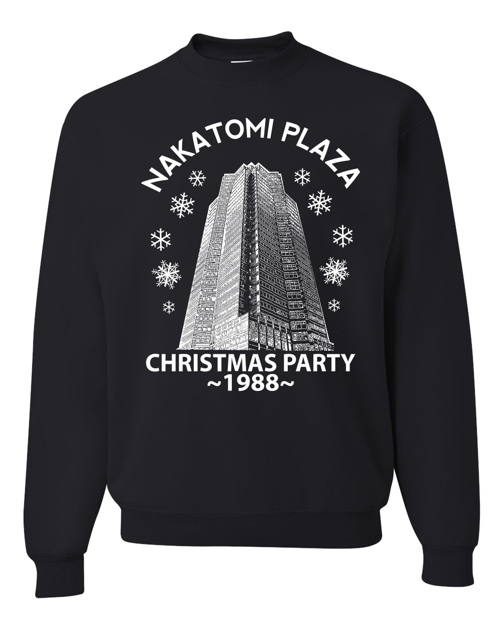 Classic McClane 1988 Nakatomi Plaza Ugly Longsleeve Christmas Sweater for Men Ugly Christmas Sweater Unisex Crewneck Sweatshirt