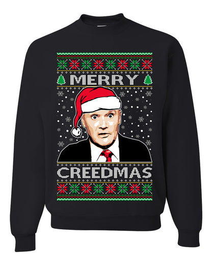 Merry Creedmas , Merry Christmas Tee, Ugly Christmas,  Sweater Unisex Crewneck Sweatshirt