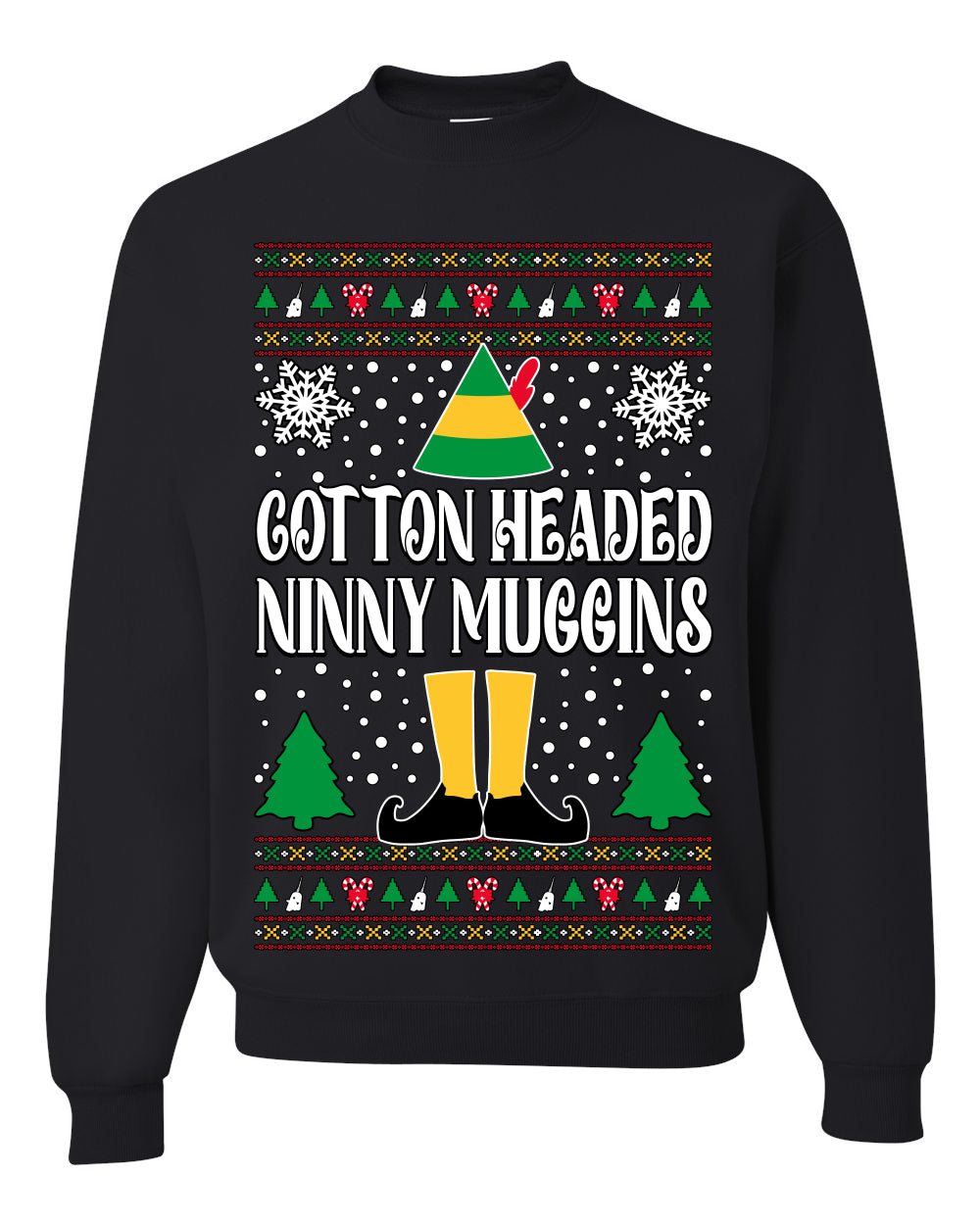Cotton Headed Muggins Christmas Movie Quote, Christmas Gifts, Funny Xmas Gift Idea, Ugly Christmas Sweater Unisex Crewneck Sweatshirt