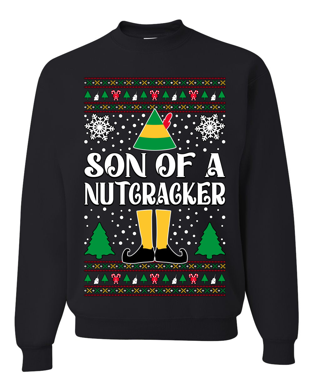 Son Of A Nutcracker Christmas Movie Quote, Christmas Gifts, Funny Xmas Gift Idea, Ugly Christmas Sweater Unisex Crewneck Sweatshirt