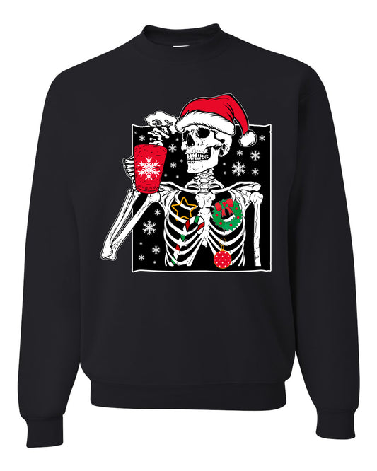 When You're Dead Inside But It's Christmas Ugly Christmas Sweater, Christmas Gifts, Funny Xmas Gift Idea, Unisex Crewneck Sweatshirt