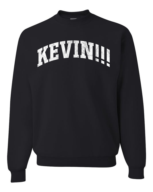 Vintage Movie Quote KEVIN!!!, Christmas Gifts, Funny Xmas Gift Idea, Ugly Christmas Sweater Unisex Crewneck Sweatshirt