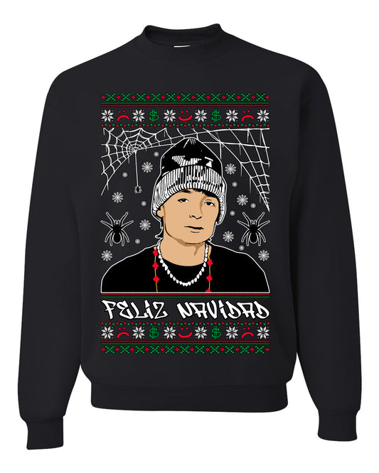 Peso Feliz Navidad Pluma, Feliz Navidad, Christmas Gifts, Funny Xmas Gift Idea, Ugly Christmas Sweater Unisex Crewneck Sweatshirt
