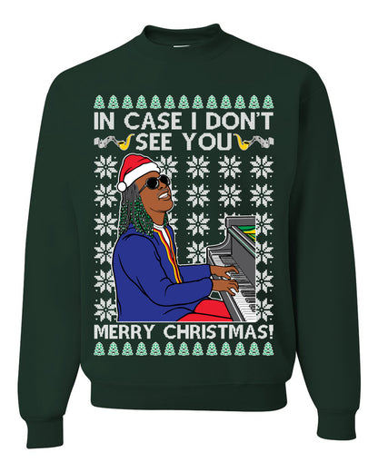 Ugly Unisex Crewneck Christmas Sweater If I Don't See You Merry Christmas, Shark & Hammer Ugly Christmas Sweater Unisex Crewneck Sweatshirt