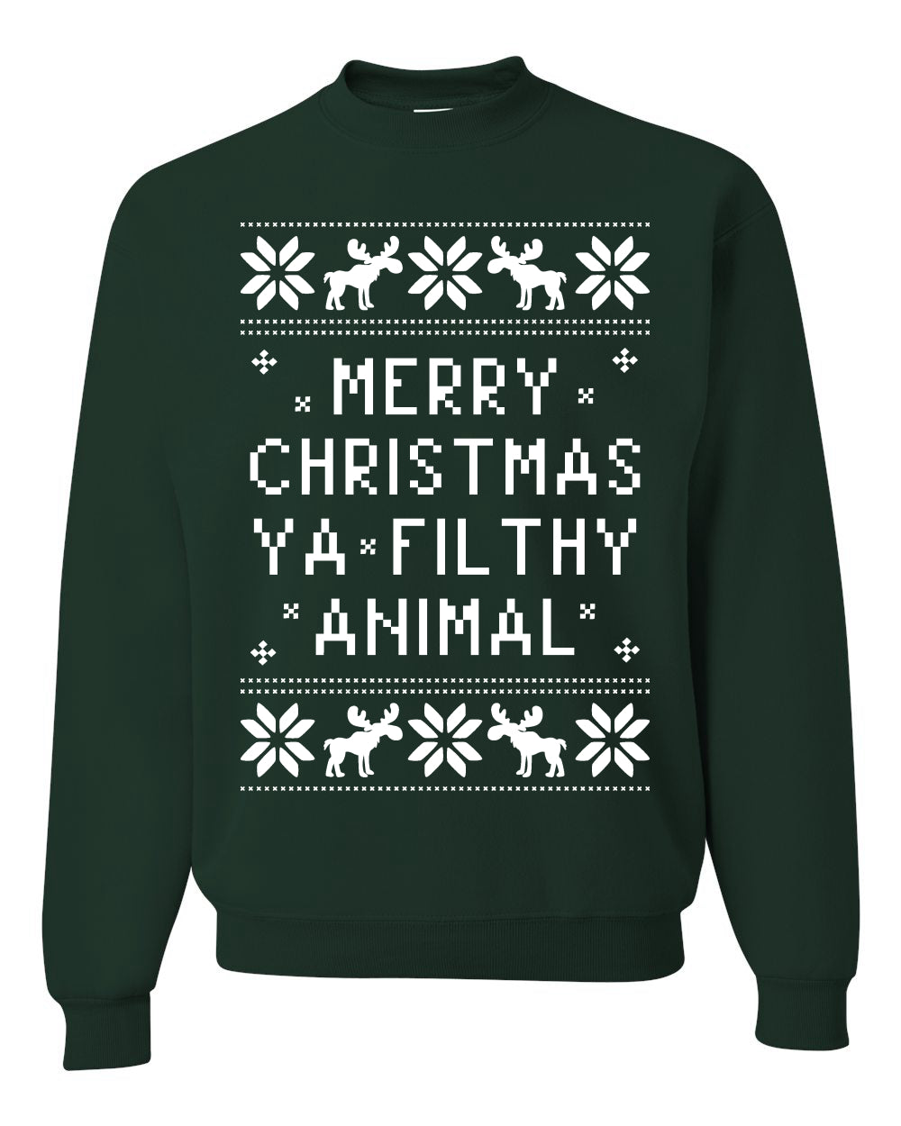 Baby's Ugly Christmas Bodysuit Sweater Kids Girls Boys Infant Merry Christmas Ya' Filthy Ugly Christmas Sweater Unisex Crewneck Sweatshirt