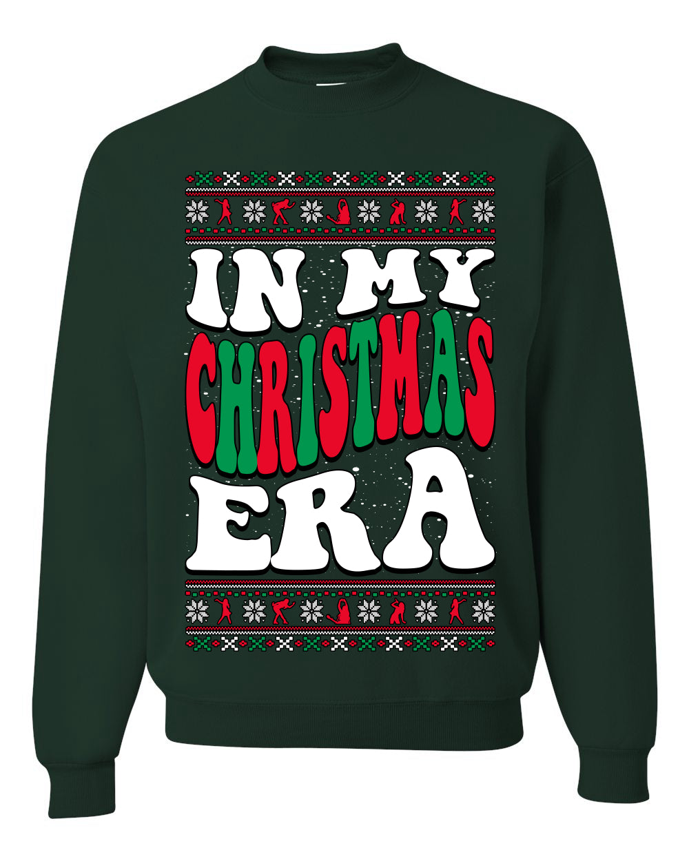 IN MY CHRISTMAS ERA , Merry Christmas Tee, Ugly Christmas,  Sweater Unisex Crewneck Sweatshirt